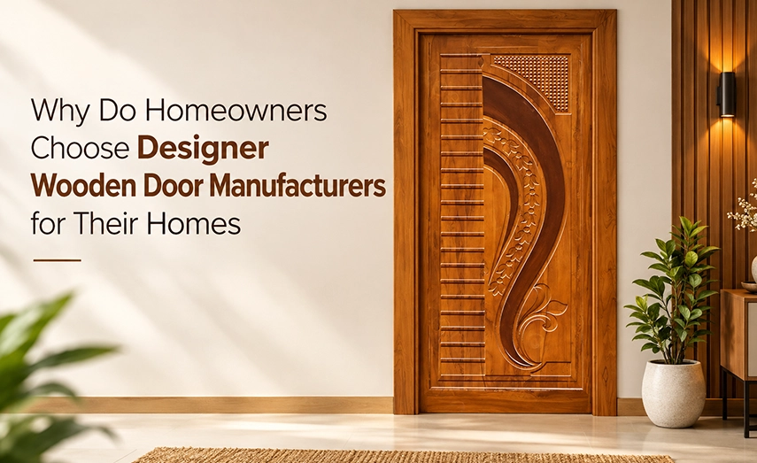 Why Do Homeowners Choose Designer Wooden Door Manufacturers for Their Homes?