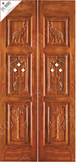 Teak doors
